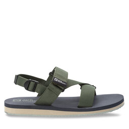 Jack Wolfskin Sandały Jack Wolfskin Urban Entdeckung Belt Sandal 4056711 Zielony