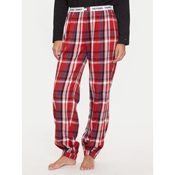 Tommy Hilfiger Tommy Hilfiger Pidžama hlače UW0UW05634 Crvena Regular Fit