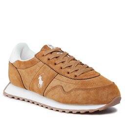 Polo Ralph Lauren Zapatillas Polo Ralph Lauren RF104307 TAN SYNTHETIC SUEDE W/ CREAM