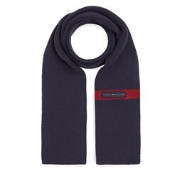 Tommy Hilfiger Šál Tommy Hilfiger Th Skyline Knit Scarf AM0AM11496 Tmavomodrá