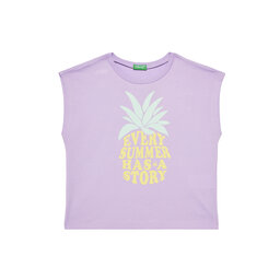 United Colors Of Benetton United Colors Of Benetton Top 3JERC10PB Vijolična Regular Fit