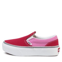 

Кросівки Vans Classic Slip-On P VN0A3TL1WVX1 (2-Tone)Chlpepr/Fchsiapnk, Червоний