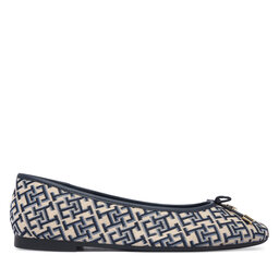 Tommy Hilfiger Ballerinas Tommy Hilfiger Th Charm Jacquard Ballerina FW0FW09504 Bunt