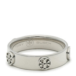 Tory Burch Žiedas Tory Burch Miller Stud Ring 76882 Tory Silver 022