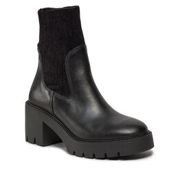 Tamaris Kotníková obuv s elastickým prvkem Tamaris 1-25851-41 Black Leather 003