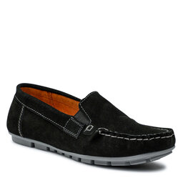 Tim Мокасини Tim 030 Czarny Welur