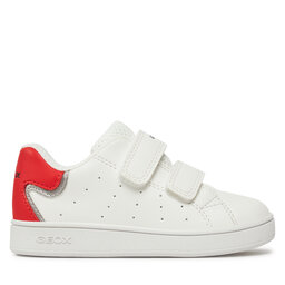Geox Sneakersy Geox B Eclyper Boy B365LA 000BC C0050 Bílá