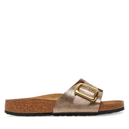 Birkenstock Klapki Birkenstock Catalina Cushion Buckle 1029416 Brązowy