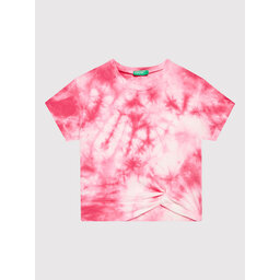 United Colors Of Benetton United Colors Of Benetton T-shirt 3085C104S Ružičasta Regular Fit