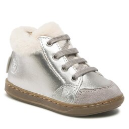 Shoo Pom Snörskor Shoo Pom Bouba Zip Hair N4BYDR0404 Dk Silver