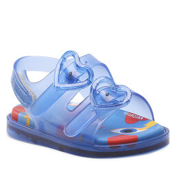 Melissa Sandaler Melissa Mini Melissa Wide Sandal + Cap 33652 Blue/Red AD673