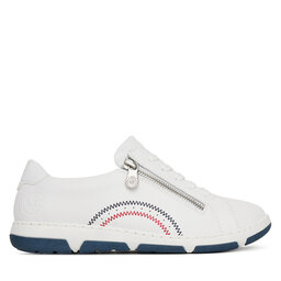 Rieker Sneakersy Rieker 42424-80 Biela