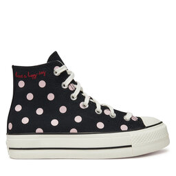 Converse Sneakers Converse Chuck Taylor All Star Lift Platform Polka Dots A10688C Μαύρο