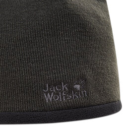 

Шапкa Jack Wolfskin Stormlock Logo Knit Cap 1910371-6350 Phantom, Сірий