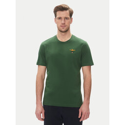 Aeronautica Militare Aeronautica Militare Camiseta 251TS1580J372 Verde Regular Fit