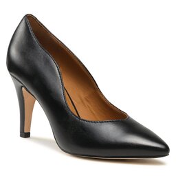 Caprice Čevlji z visoko peto Caprice 9-22403-41 Black Nappa 022