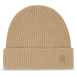 Tommy Hilfiger Berretto Tommy Hilfiger Cashmere Chic Beanie AW0AW15321 Beige