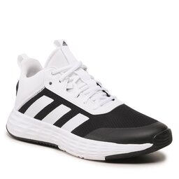 adidas Batai adidas Ownthegame Shoes IF2689 Ftwwht/Ftwwht/Cblack