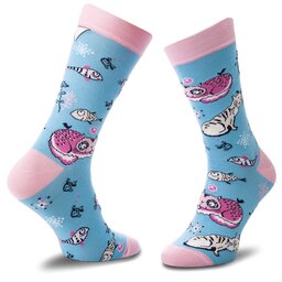 Cup of Sox Skarpety wysokie unisex Cup of Sox Głodne Mruki F Niebieski