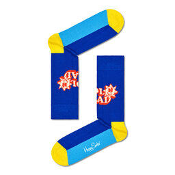 Happy Socks Set de 3 perechi de șosete lungi pentru bărbați Happy Socks XFOT08-6300 Colorat