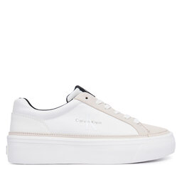 Calvin Klein Sneakers Calvin Klein Vulc Flatf Laceup HW0HW03086 Weiß