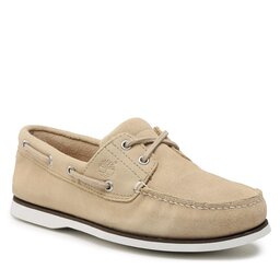 Timberland Mocassini Timberland Classic Boat 2 Eye TB0A5QRRDQ91 Light Beige Suede