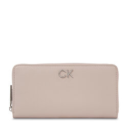 Calvin Klein Portafoglio da donna Calvin Klein Re-Lock Z/A Wallet Lg K60K609699 Shadow Gray PE1