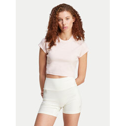 adidas adidas T-Shirt Lounge IY6741 Rosa Slim Fit