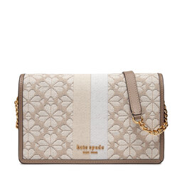 Kate Spade Дамска чанта Kate Spade Wallet On Chain PWR00447 Natural Multi 252