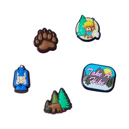 

Прикраса для взуття Crocs Take A Hike 5 Pack 10011159 mix, Кольоровий