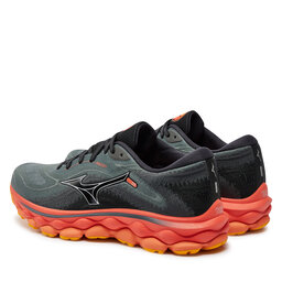 

Взуття Mizuno Wave Sky 7 J1GC2302 Turbulence/Nickel/Hot Coral 51, Чорний