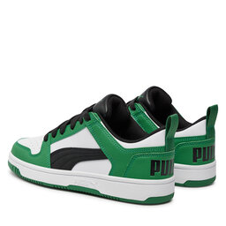

Снікерcи Puma Rebound Layup Lo SL Jr 370490 PUMA White-PUMA Black-Archive Green, Зелений