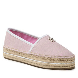 Tommy Hilfiger Espadrilles Tommy Hilfiger Th Woven Espadrille FW0FW07343 Pink Daisy TOU