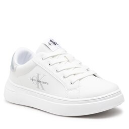 Calvin Klein Jeans Αθλητικά Calvin Klein Jeans Low Cut-Up Sneaker V3X9-80345-1355 S White/Silver X025