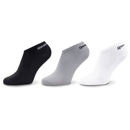Reebok Σετ κοντές κάλτσες ανδρικές 3 τεμαχίων Reebok One Series H48396 White/Pure Grey 4/Black