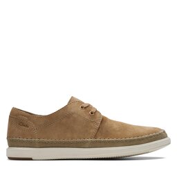 

Туфлі Clarks Bratton Lo 26171674 Sand Suede, Бежевий