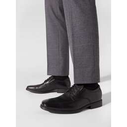 Clarks Туфлі Clarks Tilden Walk 261103107 Чорний