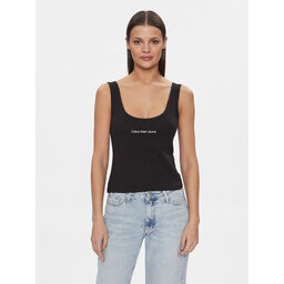 Calvin Klein Jeans Calvin Klein Jeans Τοπ Institutional J20J221064 Μαύρο Slim Fit
