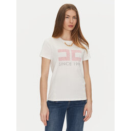 Elisabetta Franchi Elisabetta Franchi T-Shirt MA-033-51E2-V180 Λευκό Regular Fit