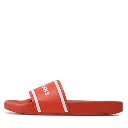 

Шльопанці Tommy Jeans Tjm Pool Slide EM0EM01229 Burnt Vermillion XM4, Оранжевий