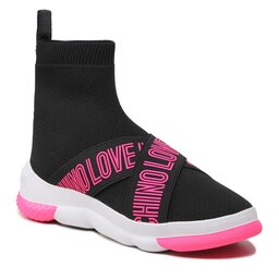 LOVE MOSCHINO Сникърси LOVE MOSCHINO JA15224G0FIZH00A Nero/Ne