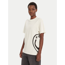 HUGO HUGO Camiseta Vintage 50545053 Écru Loose Fit