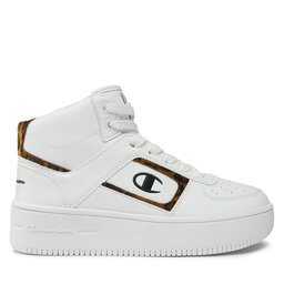 Champion Sneakers Champion Mid Cut Foul Play Plat Mid Animalie S11601-WW001 Bianco
