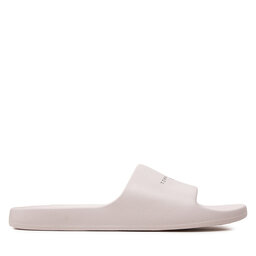 Tommy Jeans Παντόφλες Tommy Jeans Tjw Printed Pu Pool Slide EN0EN02693 Εκρού