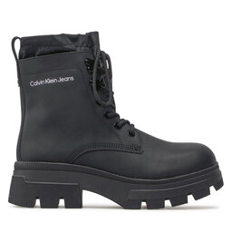 

Ботильйони Calvin Klein Jeans Chunky Combat Laceup Hiking YW0YW00739 Black BDS, Чорний