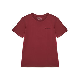 Guess Guess Majica L5YI39 K8HM4 Bordo rdeča Regular Fit