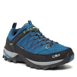 CMP Scarpe da trekking CMP Rigel Low Trekking Shoes Wp 3Q13247 Deep Lake-B.Blue 15mm