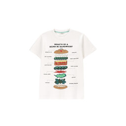 Coccodrillo Coccodrillo Camiseta WC5143210VBB Blanco Regular Fit