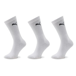 Puma 3er-Set hohe Unisex-Socken Puma 907940 02 Weiß