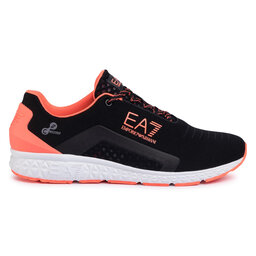 

Снікерcи EA7 Emporio Armani X8X053 XK044 M538 Black/Orange Fluo, Чорний